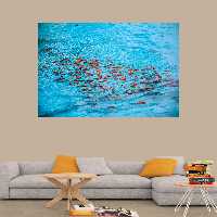 تابلو شاسی طرح حوض نقاشی کد 0142