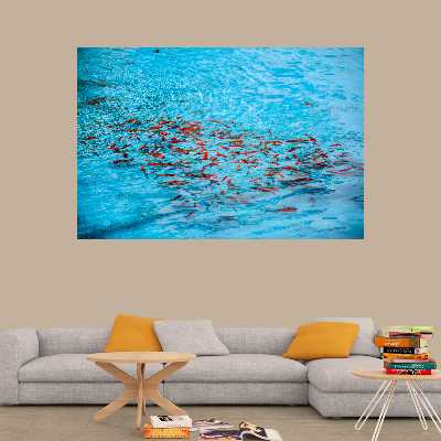 تابلو شاسی طرح حوض نقاشی کد 0142