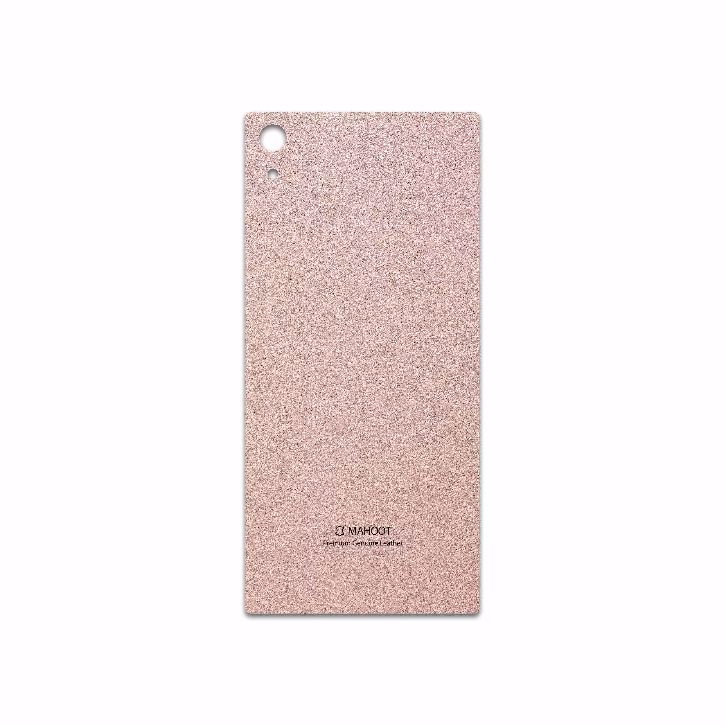 برچسب پوششی ماهوت مدل Rose Gold Leather مناسب برای گوشی موبایل سونی Xperia XA1 Ultra