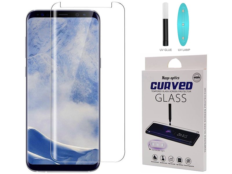 محافظ صفحه نمایش UV مدل Nano Optics Curved مناسب برای گوشی موبایل سامسونگ S9 پلاس