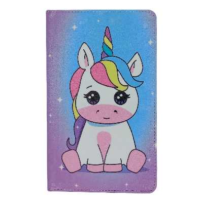 کیف کلاسوری مدل یونی کورن - 02 مناسب برای تبلت سامسونگ Galaxy Tab A7 Lite / T225