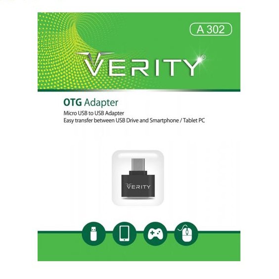 تبدیل OTG میکرو اندروید وریتی بهترین مدل بازار رنگ مشکی 