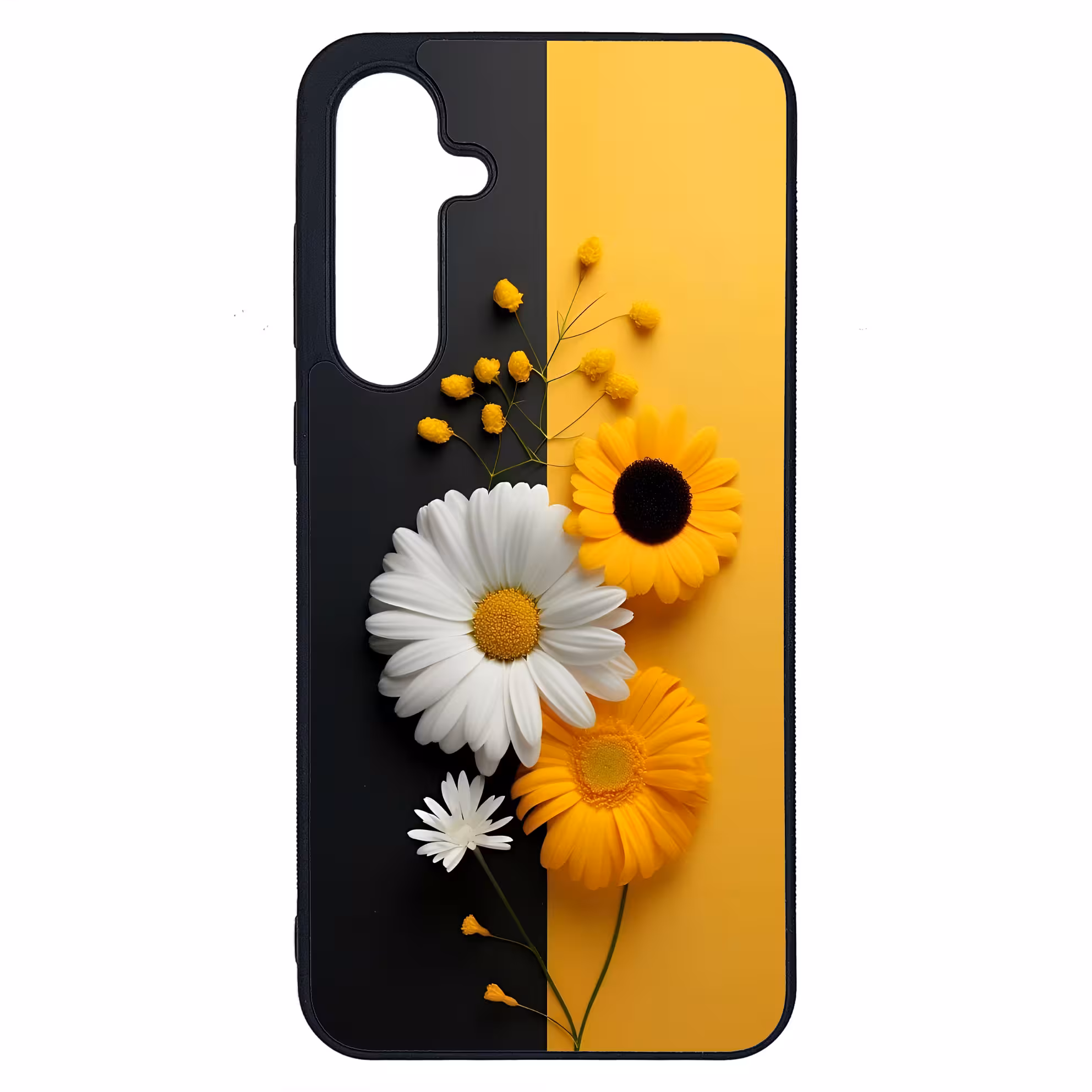 کاور طرح گل کد G-099 مناسب برای گوشی موبایل سامسونگ Galaxy A55 | دیجی قاب دونی