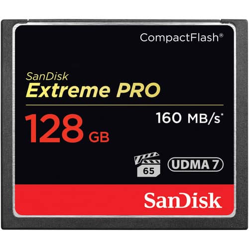 کارت حافظه سن دیسک SanDisk CF 128GB Extreme Pro 1067X 160mb خرید | قیمت - اگزیف