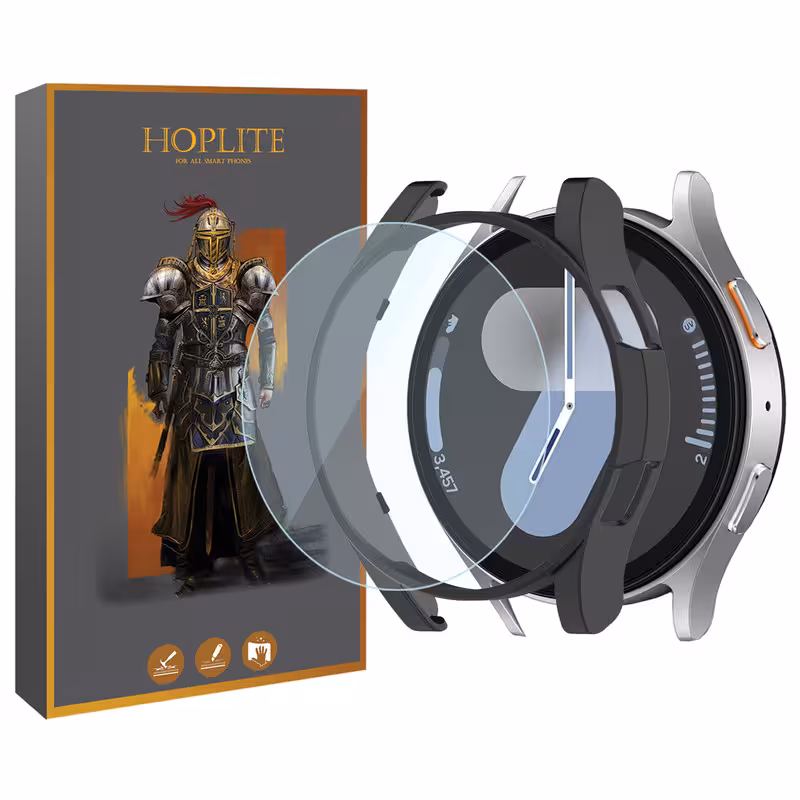 کاور هاپلایت مدل PC Bumper HL مناسب برای ساعت هوشمند سامسونگ Galaxy Watch 7 44mm به همراه محافظ صفحه نمایش | کالا برتری