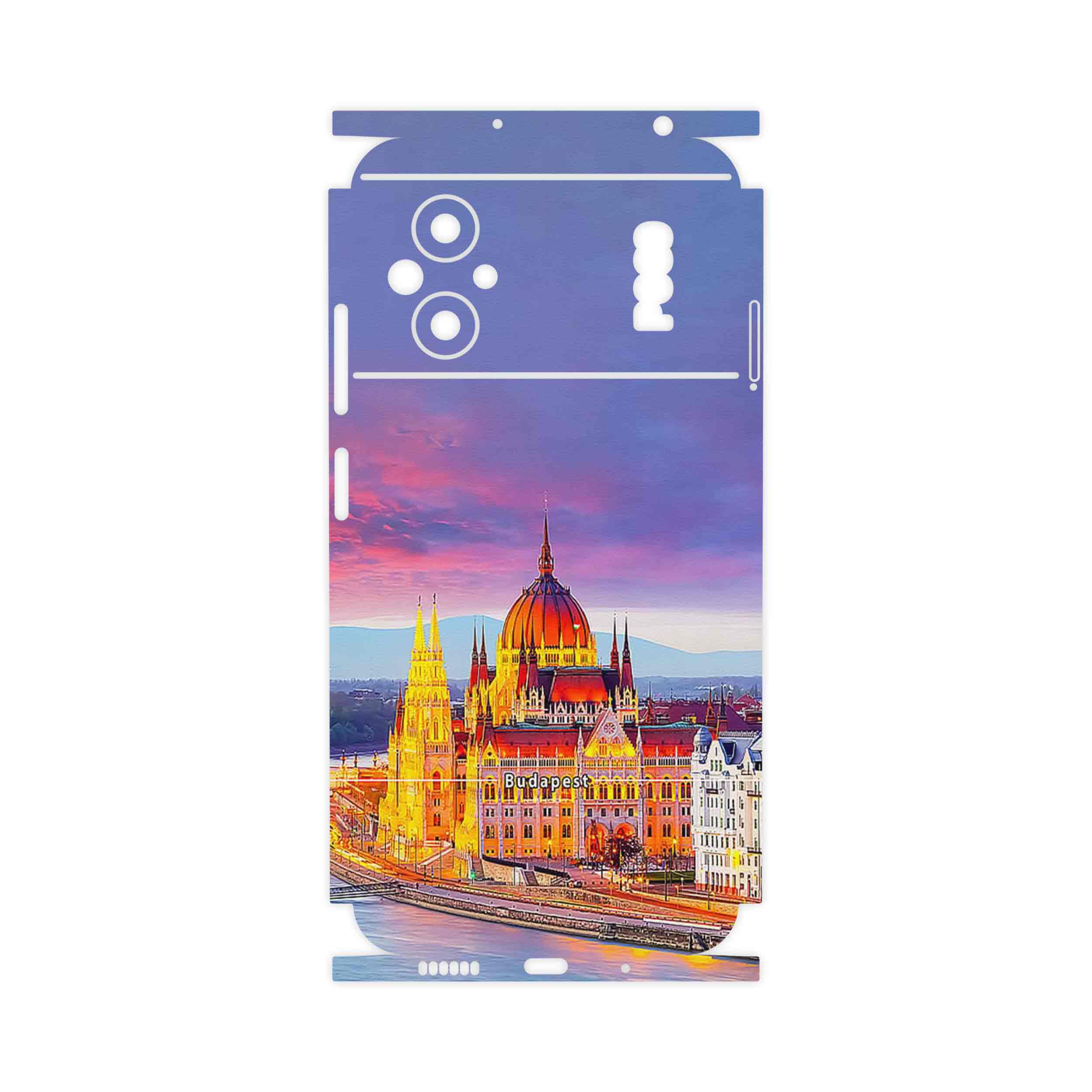 برچسب پوششی ماهوت مدل City of Budapest-FullSkin مناسب برای گوشی موبایل شیائومی Poco M5