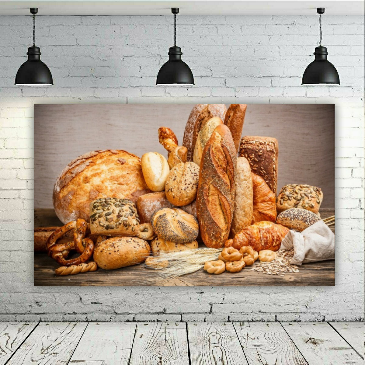 تابلو بوم طرح نان سفید مدل نان فانتزی کد SDB1920