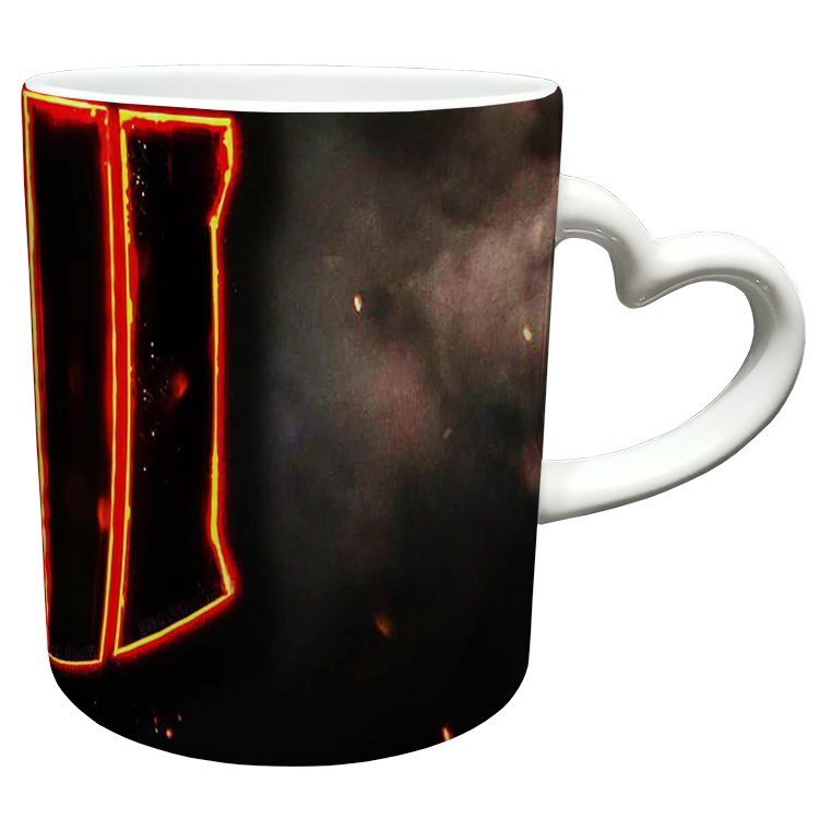 ماگ مدل دسته قلبی طرح بازی کال آف دیوتی call of duty کد 46