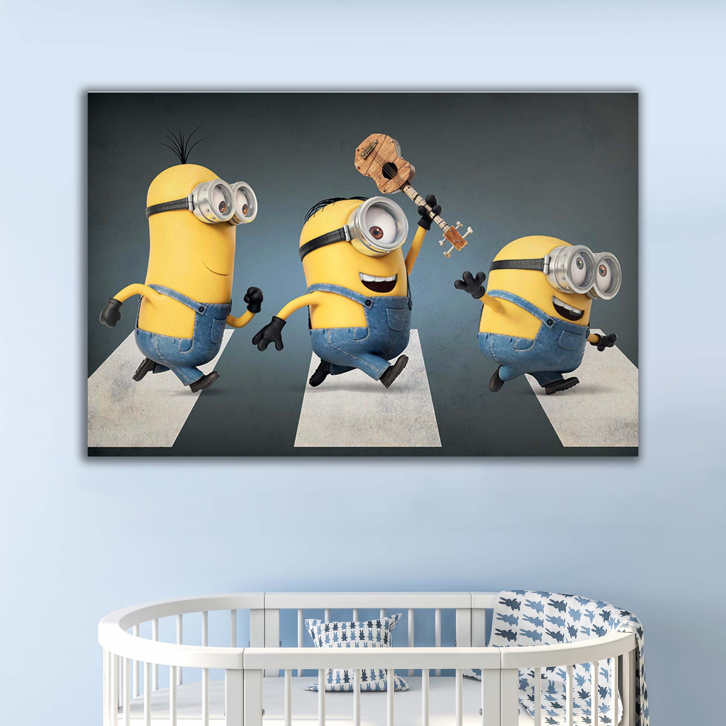 تابلو شاسی آتریسا مدل اتاق کودک طرح مینیون