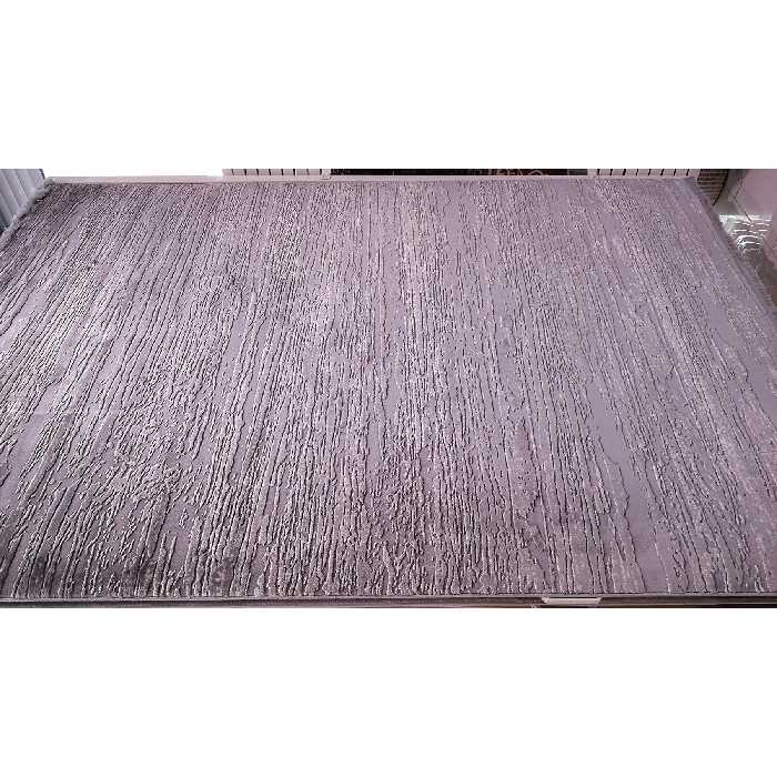 فرش ماشینی زمرد مشهد طرح پتینه کد TA124 زمینه طوسی