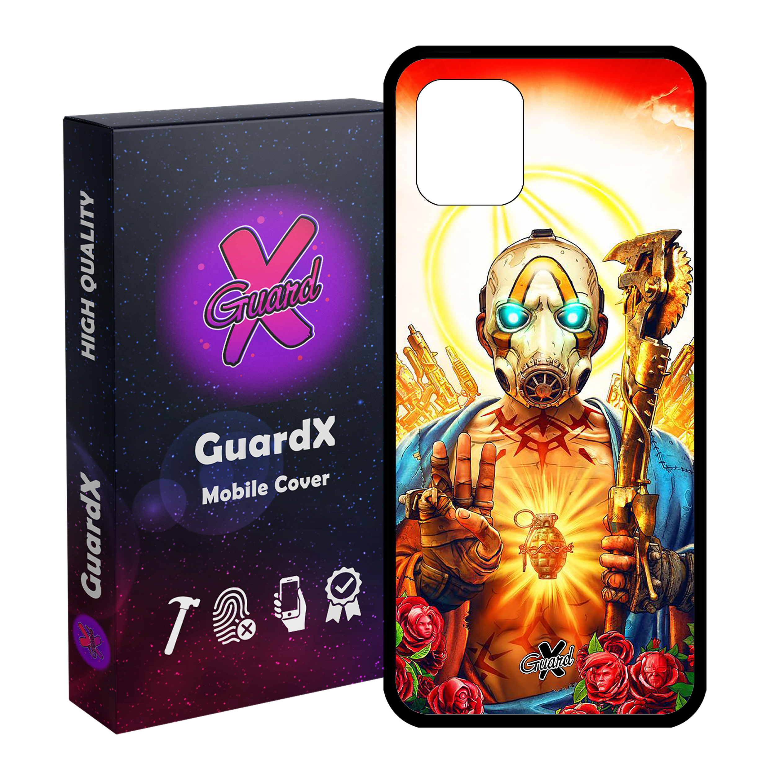 کاور گارد ایکس طرح Borderlands مدل Glass10068 مناسب برای گوشی موبایل سامسونگ Galaxy Note 10 Lite