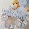  آویز تزیینی اتاق کودک طرح خرس نانان مدل Welcome کد W/Blu