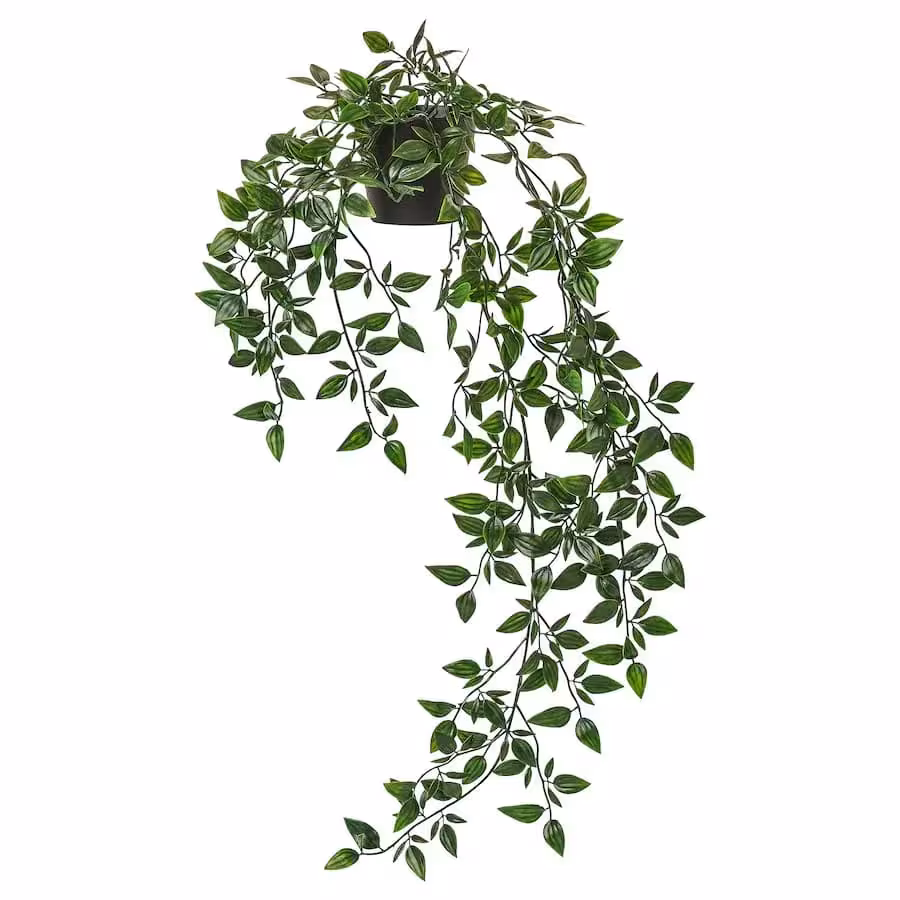 گلدان به همراه گل مصنوعی ایکیا مدل FEJKA کد 49531