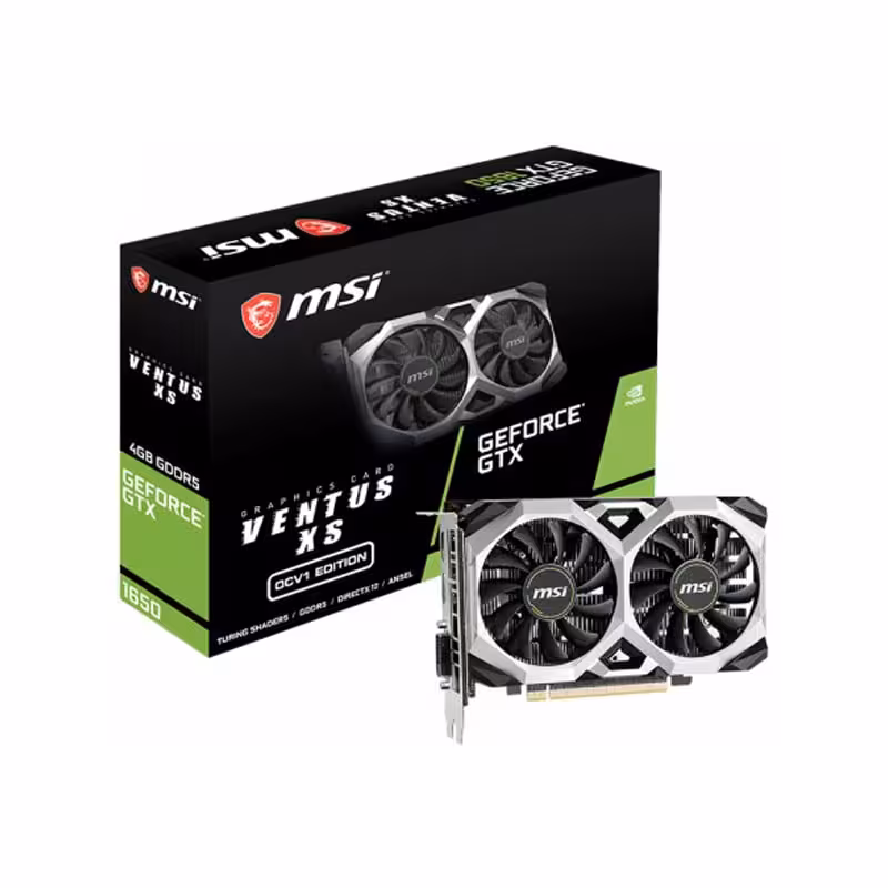 کارت گرافیک ام اس آی GeForce GTX 1650 VENTUS XS OCV3 4GB
