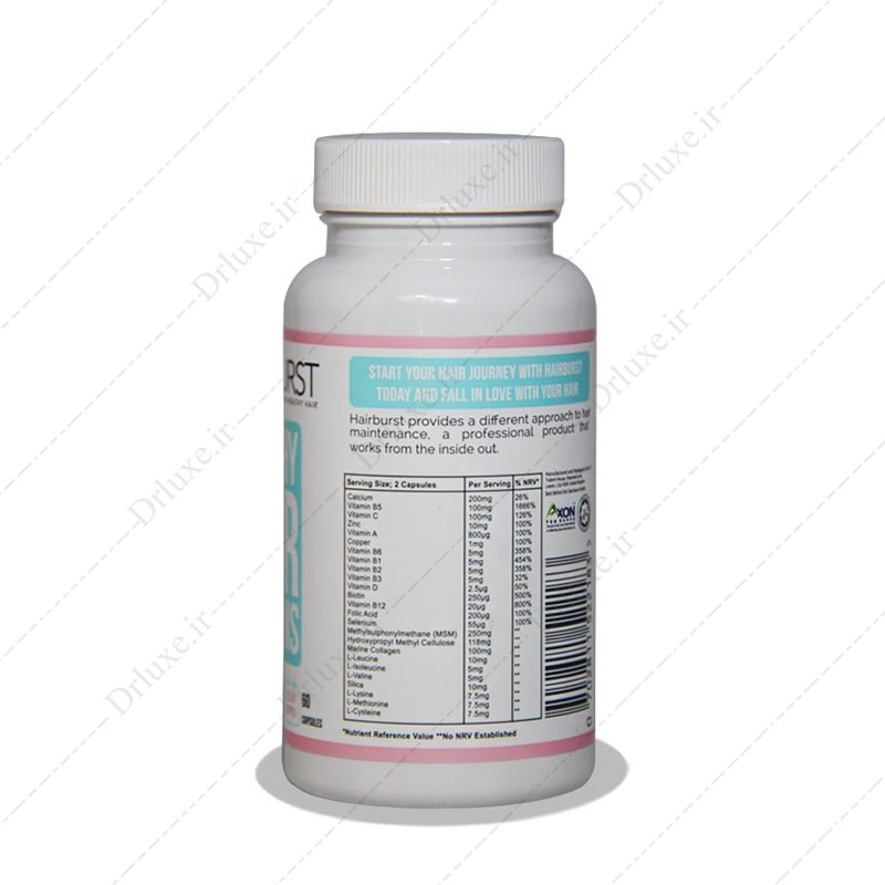 مشخصات،قیمت وخرید کپسول مو پوست و ناخن هیربرست 60 عدد-دکتر لوکس