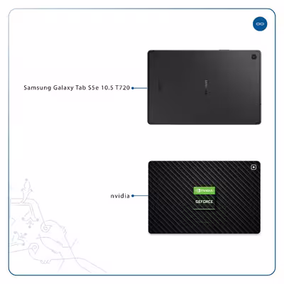 برچسب پوششی ماهوت مدل Nvidia Brand مناسب برای تبلت سامسونگ Galaxy Tab S5e 10.5 2019 T720