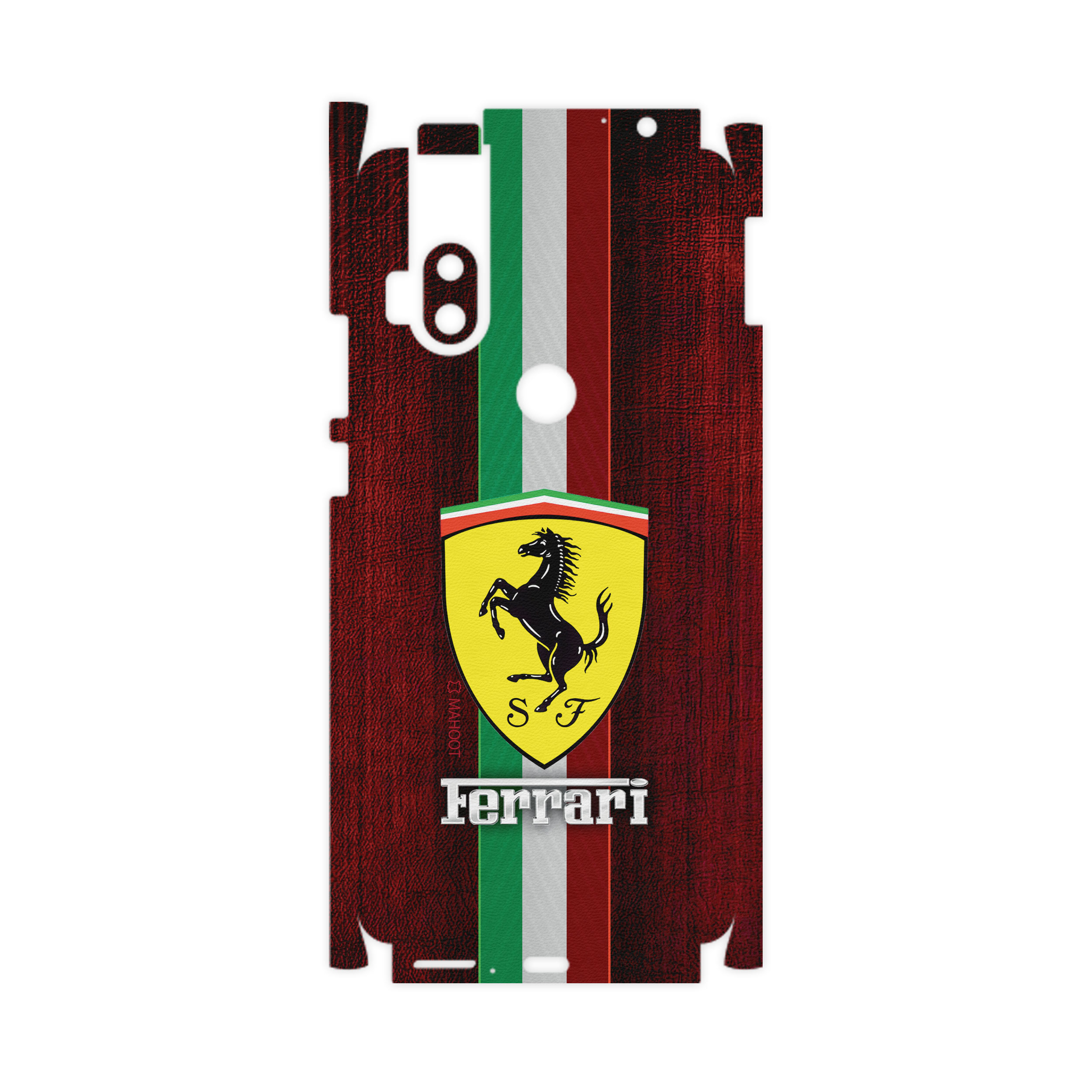 برچسب پوششی ماهوت مدل Ferrari-FullSkin مناسب برای گوشی موبایل موتورولا One Hyper