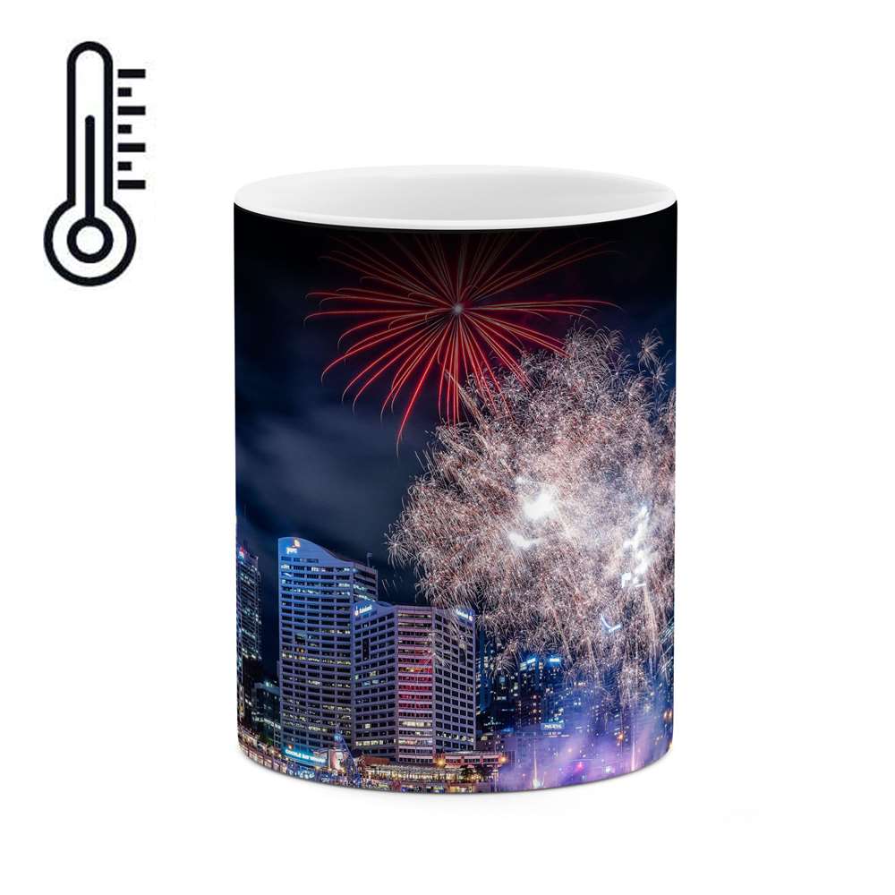 ماگ حرارتی طرح منظره رویایی و زیبا  مدل mgph14601