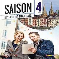 کتاب آموزشی فرانسوی Saison niveau 4 B2 – livre de l’eleve   cahier   dvd (رنگی)