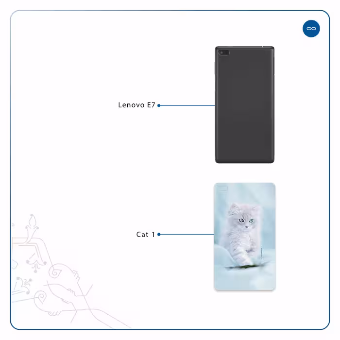 برچسب پوششی ماهوت مدل Cat-1 مناسب برای تبلت لنوو E7
