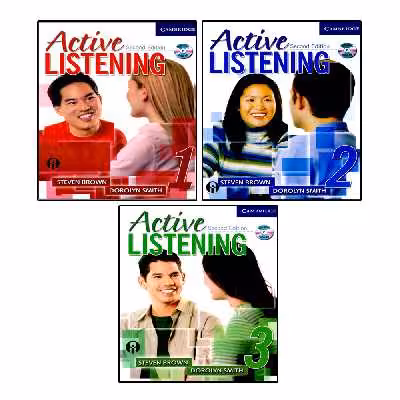 کتاب Active Listening Second Edition اثر Steven Brown And Dorolyn Smith انتشارات الوندپویان سه جلدی