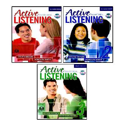 کتاب Active Listening Second Edition اثر Steven Brown And Dorolyn Smith انتشارات الوندپویان سه جلدی