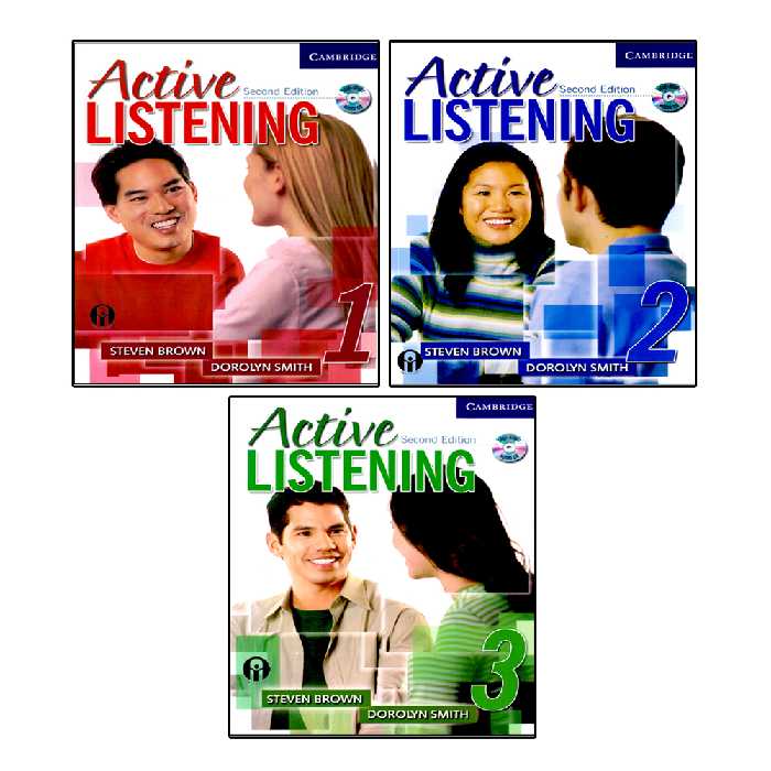 کتاب Active Listening Second Edition اثر Steven Brown And Dorolyn Smith انتشارات الوندپویان سه جلدی