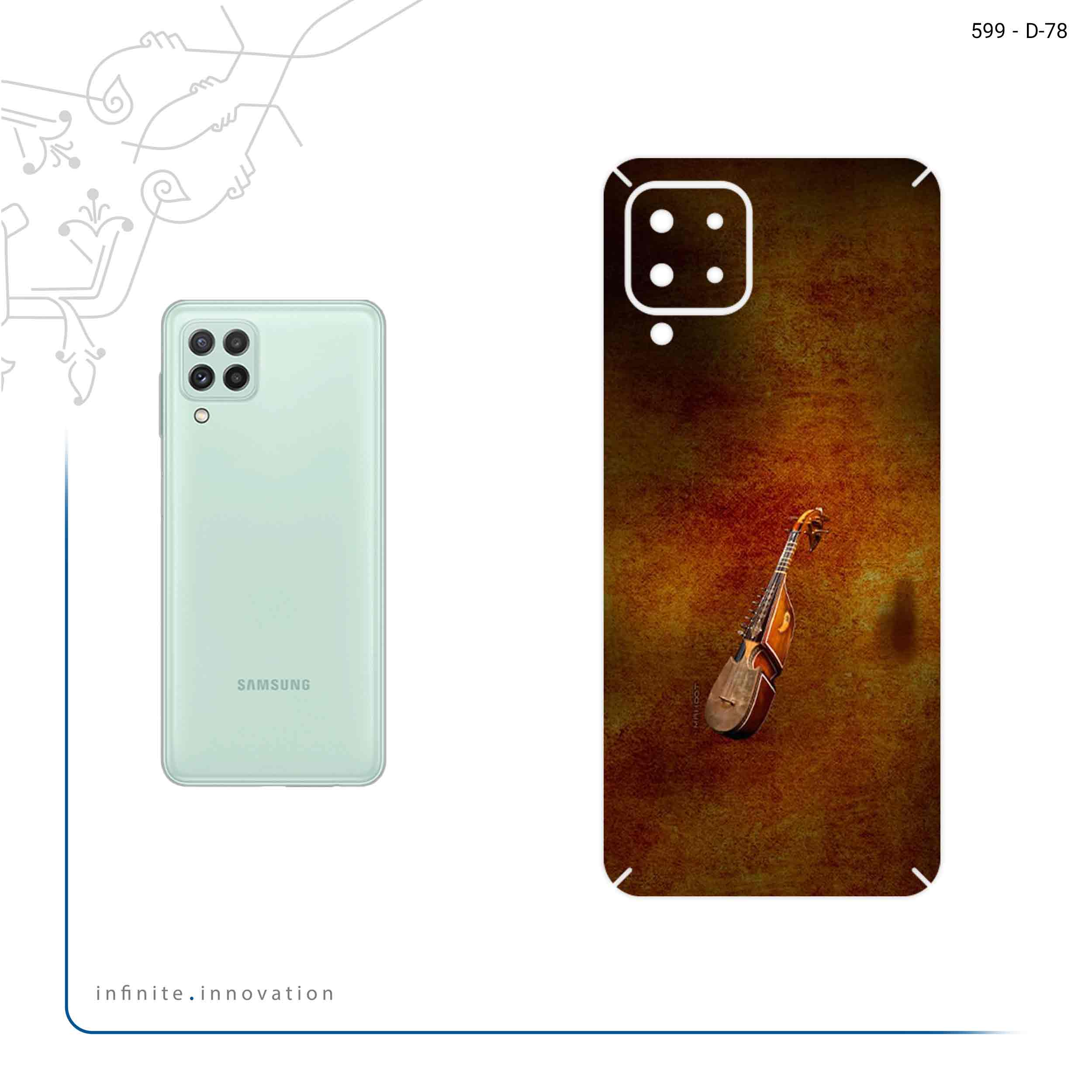 برچسب پوششی ماهوت مدل Rabab مناسب برای گوشی موبایل سامسونگ Galaxy A22 4G