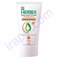 کرم ضد آفتاب رنگی بژ روشن هربکس SPF60 حجم 50 میلی لیتر