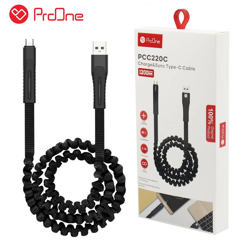 کابل تایپ سی ProOne PCC220C 2.1A 1.2m