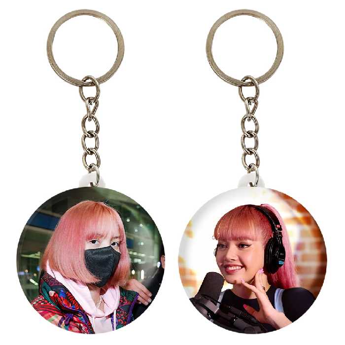 جاکلیدی خندالو مدل لیسا بلک پینک کد 1435314354 مجموعه 2 عددی