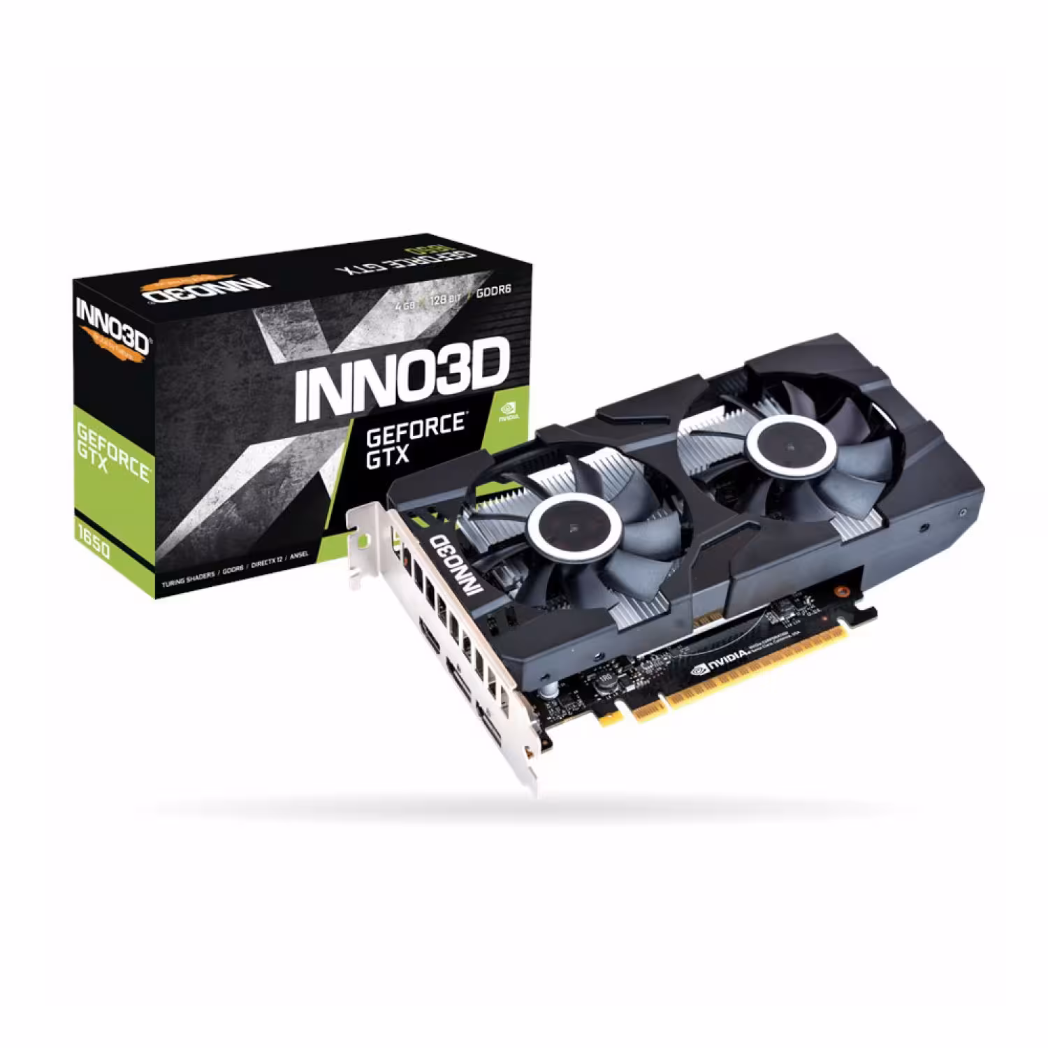 کارت گرافیک اینو‌تریدی GeForce RTX 1650 TWIN X2 OC 4GB