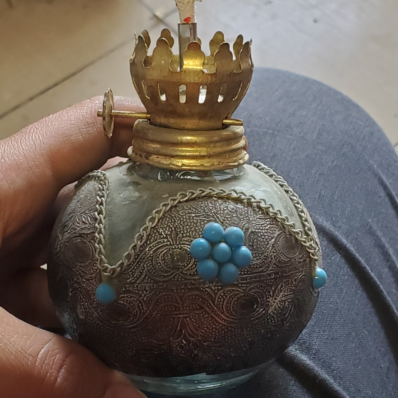 چراغ الکلی شیشه ای