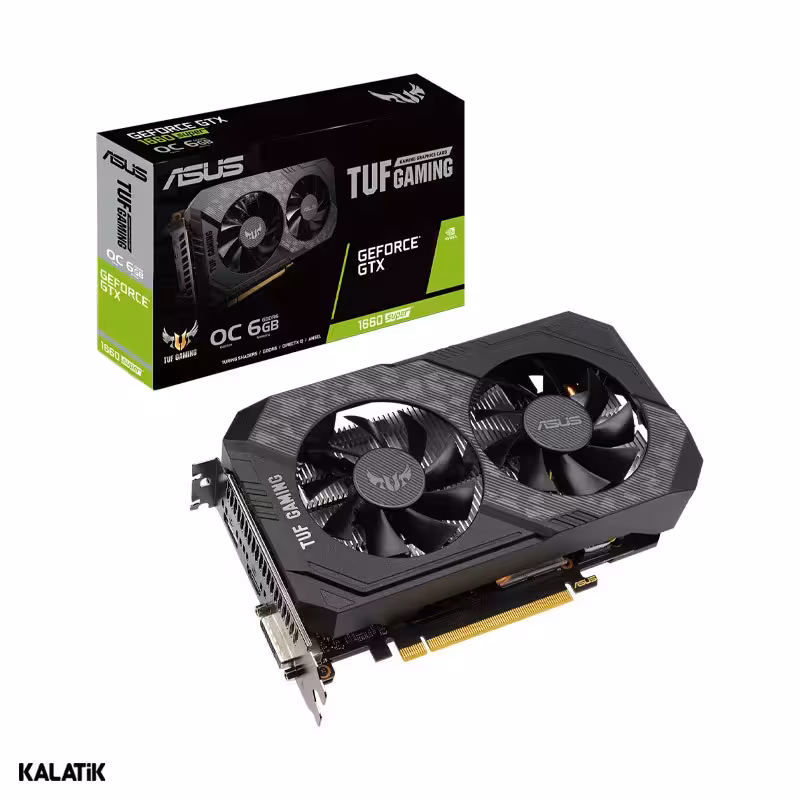 کارت گرافیک ایسوس مدل TUF Gaming GTX 1660 SUPER 6GB GDDR6 OC Edition