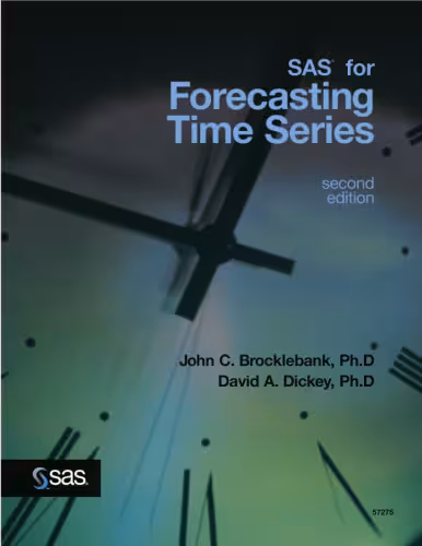 خرید و دانلود نسخه کامل کتاب SAS for Forecasting Time Series