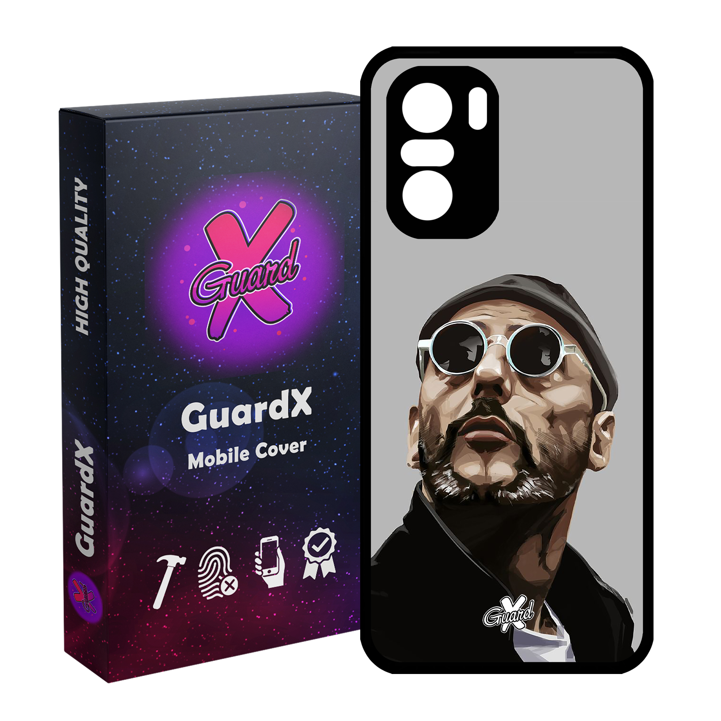 کاور گارد ایکس طرح Leon مدل Glass10108 مناسب برای گوشی موبایل شیائومی Poco F3/MI 11X/MI 11X Pro/Redmi K40/K40 Pro