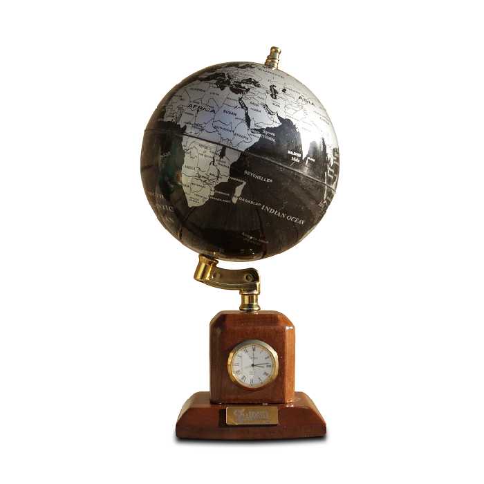 کره جفرافیایی سایز 14 پایه چوبی گردون ایده کد 109