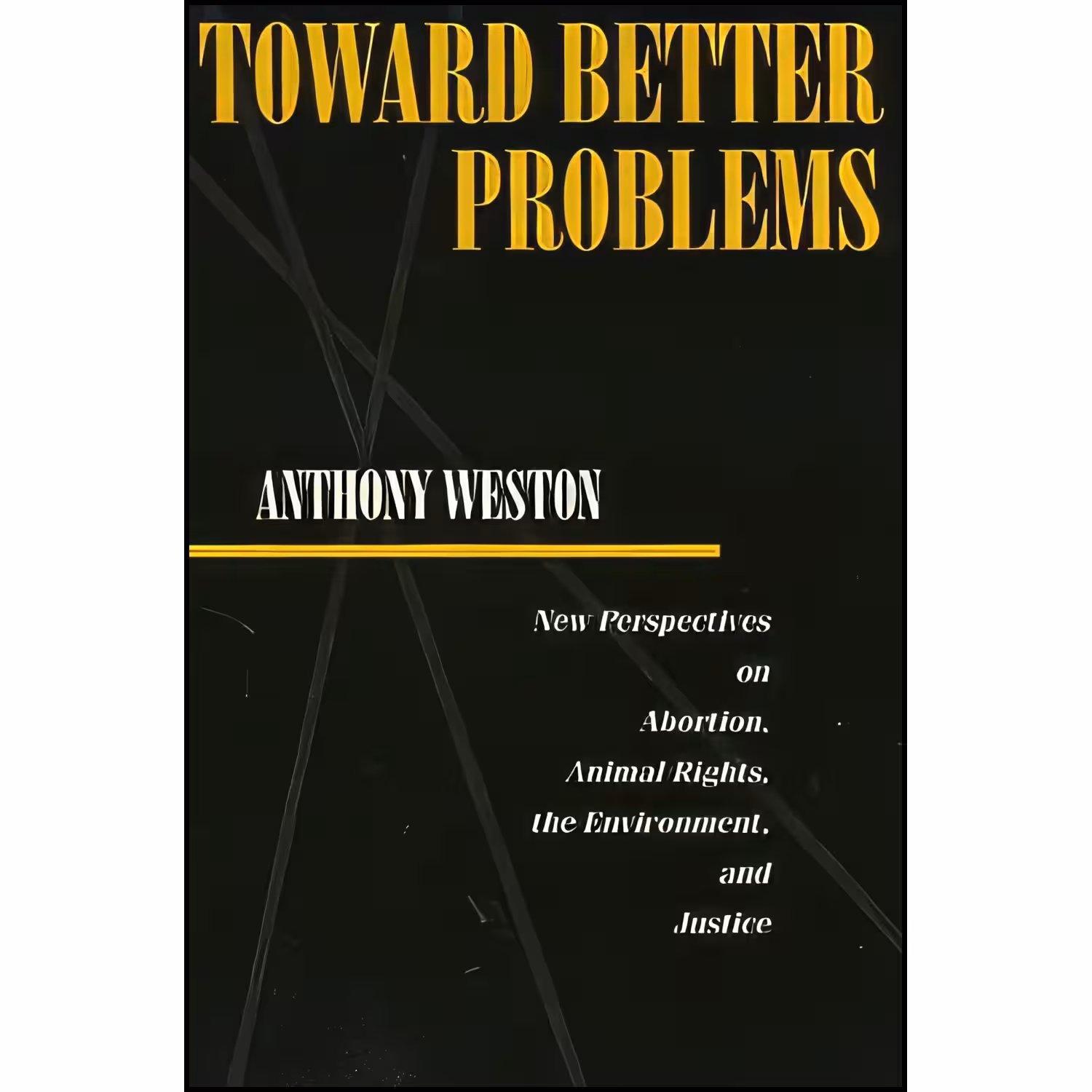 کتاب زبان اصلی Toward Better Problems اثر Anthony Weston