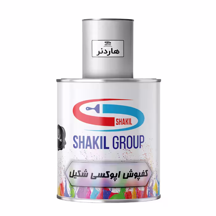 کفپوش اپوکسی سفید مات شکیل مدل FCM-W وزن 1.2 کیلوگرم به همراه هاردنر