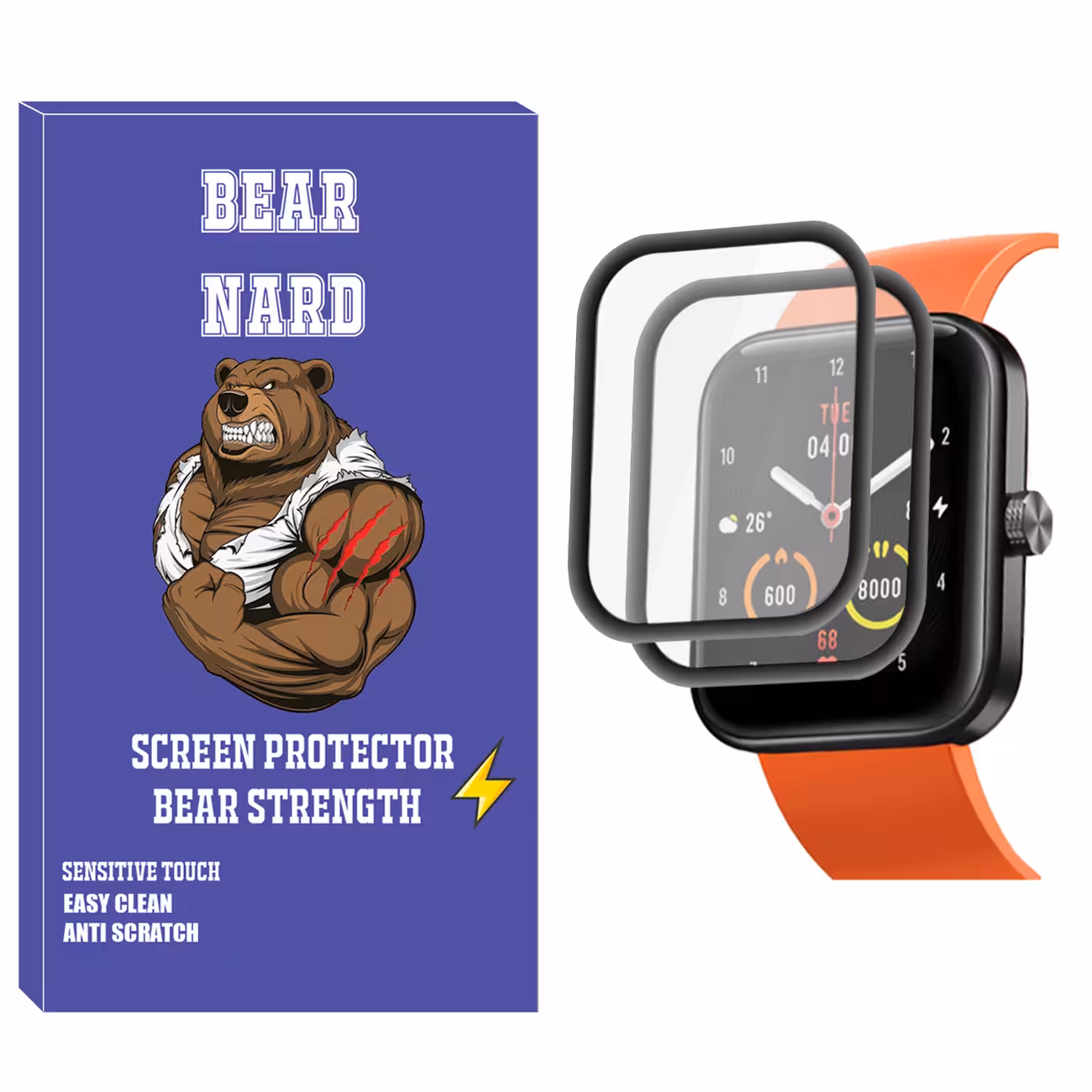 محافظ صفحه نمایش نانو برنارد مدل NBR مناسب برای ساعت هوشمند شیائومی Maimo Watch WT2105 بسته دو عددی