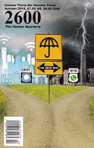خرید و دانلود نسخه کامل کتاب 2600 The Hacker Quarterly - Volume 36 Issue 3 - Autumn 2019