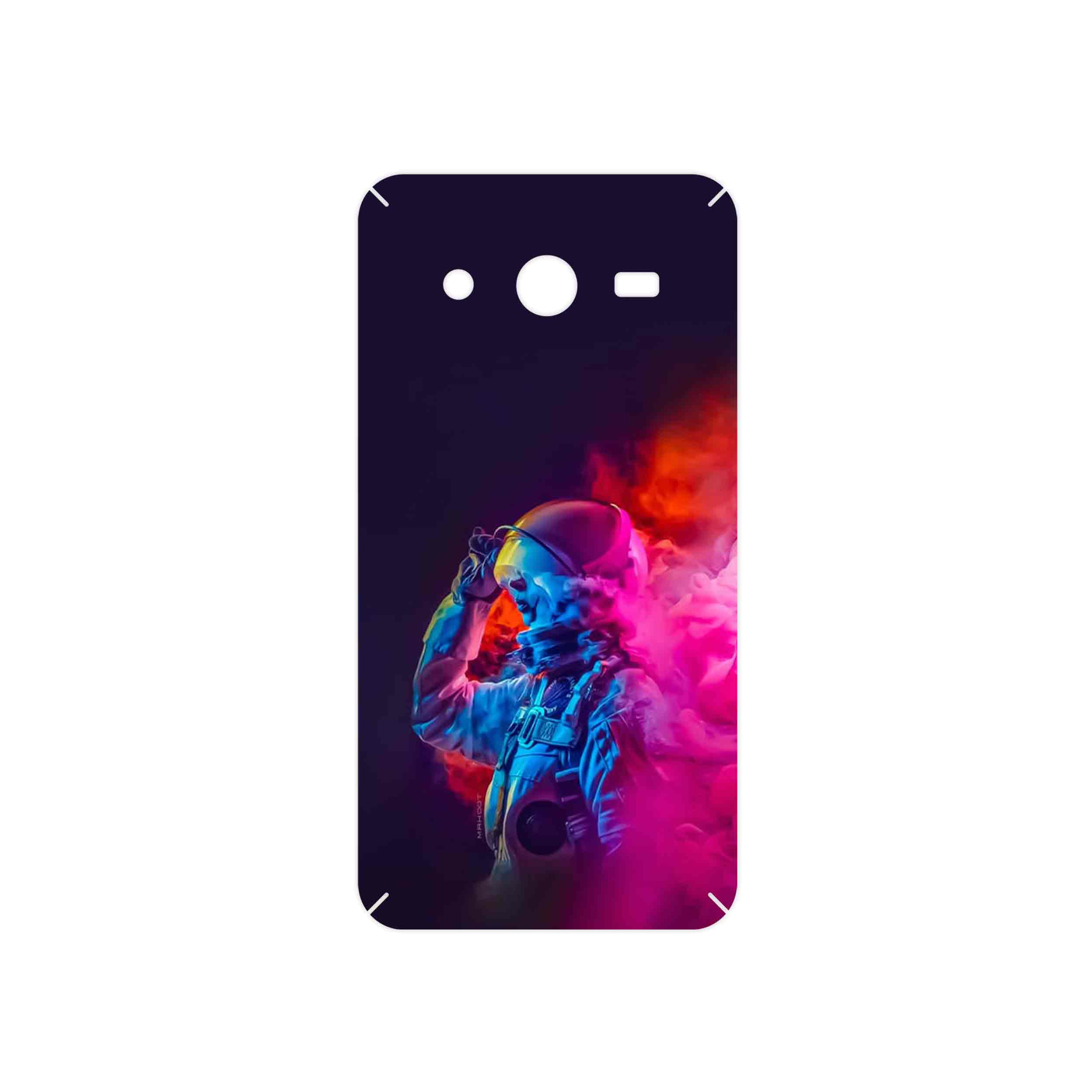 برچسب پوششی ماهوت مدل Smoke Rainbow Digital Art 1 مناسب برای گوشی موبایل سامسونگ Galaxy Core 2