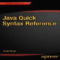 خرید و دانلود نسخه کامل کتاب Java Quick Syntax Reference