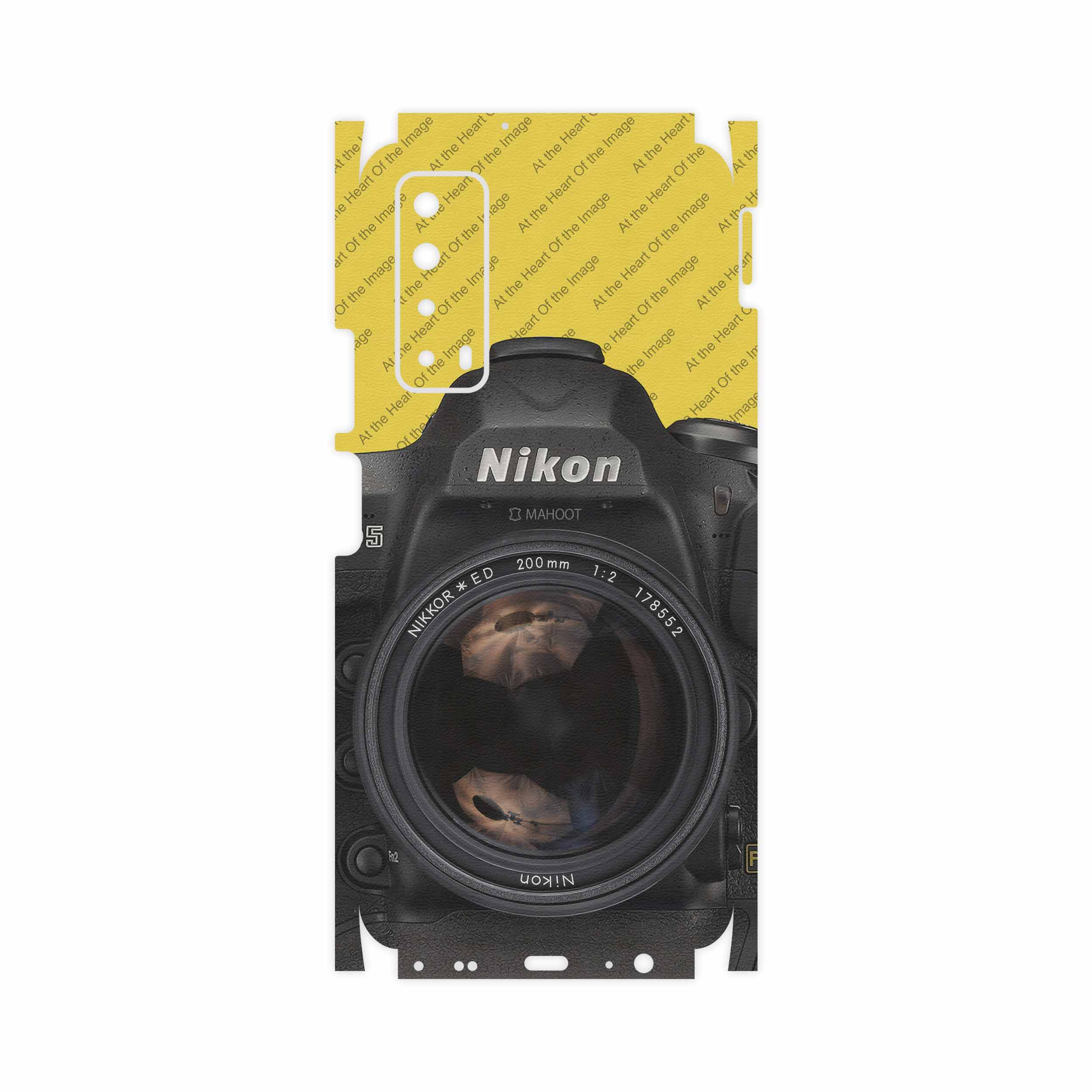 برچسب پوششی ماهوت مدل Nikon-Logo-FullSkin مناسب برای گوشی موبایل هوآوی Y7a