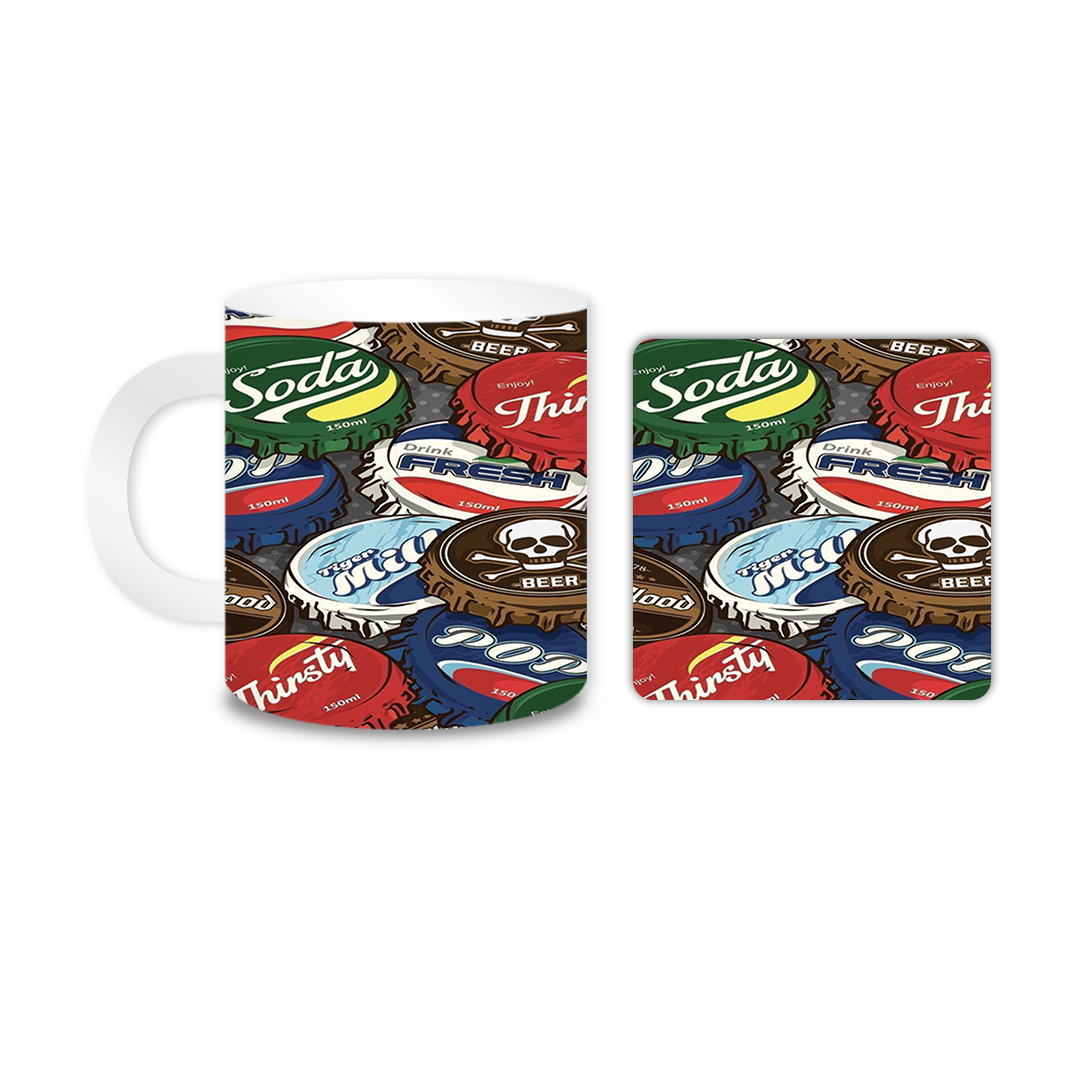 ماگ مدل در کد 1396 به همراه زیر لیوانی