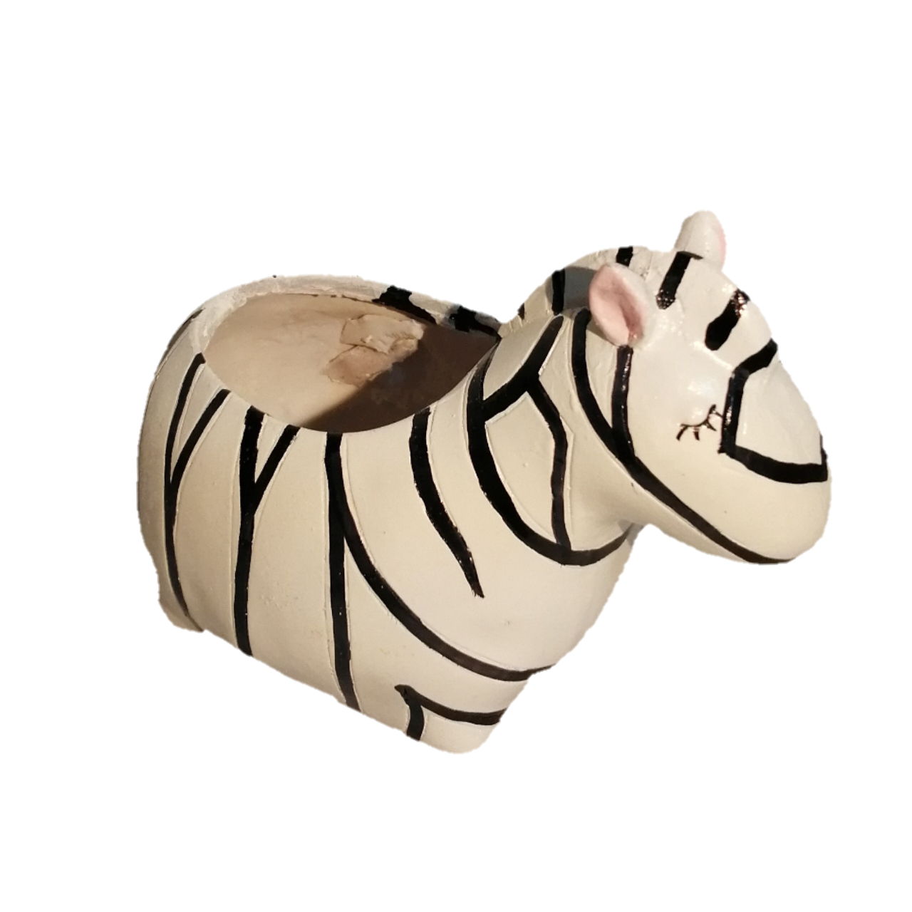 گلدان دکوری مدل گورخر 