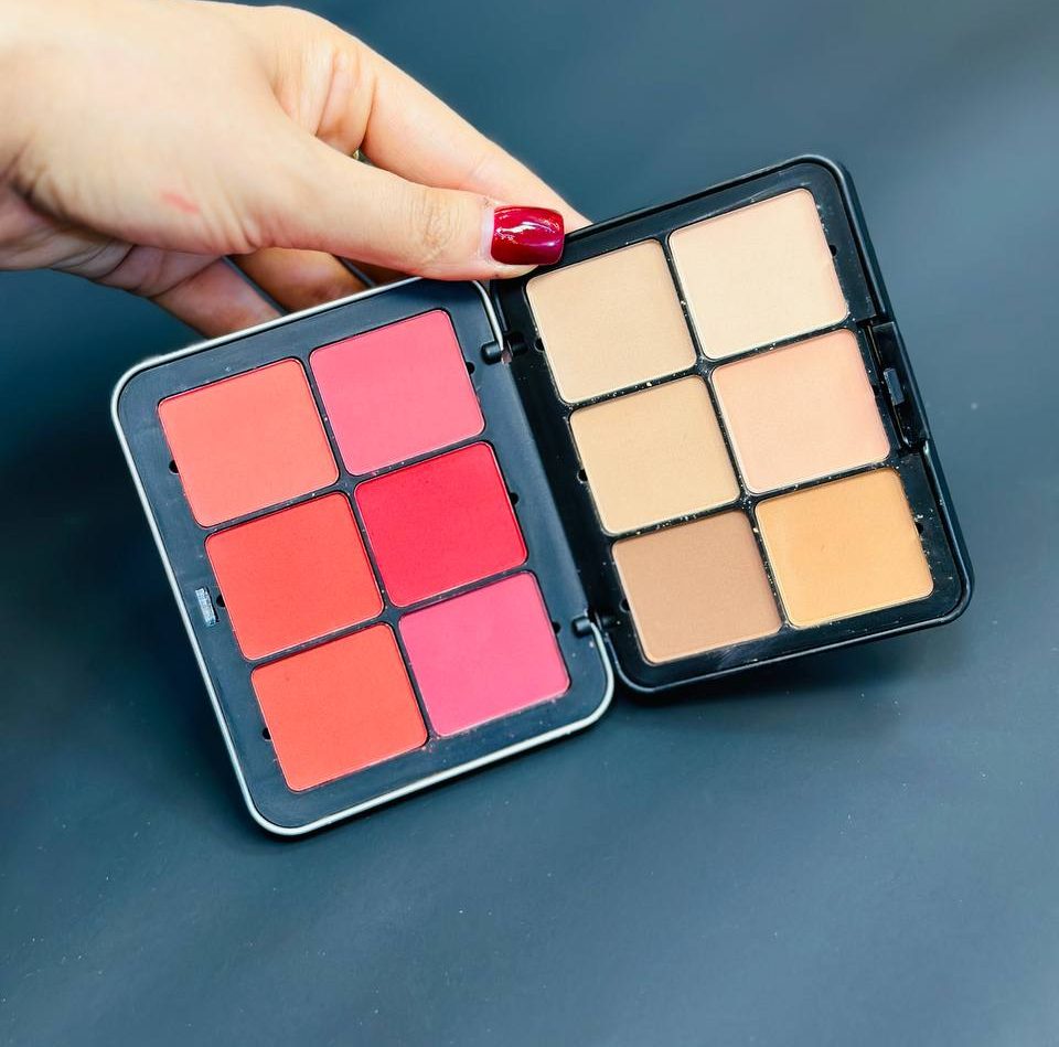 پالت رژگونه و کانتور خشک فیوچر میکاپ FU106