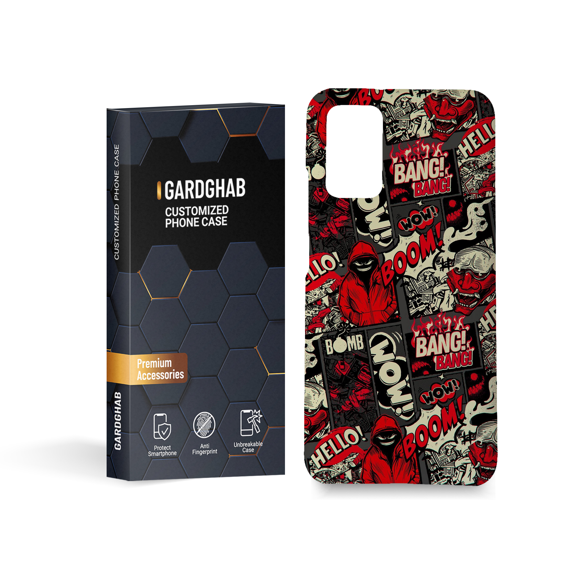 کاور گارد قاب مدل پسرانه مناسب برای گوشی موبایل شیائومی REDMI 9T