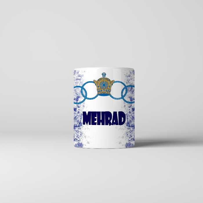 ماگ طرح اسم مهراد مدل تیم استقلال کد 510