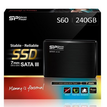 حافظه پرسرعت سیلیکون پاور اس 60 با ظرفیت 240 گیگابایت